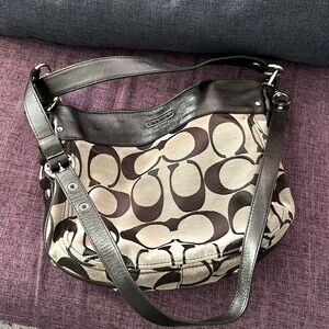 Large double strap bag